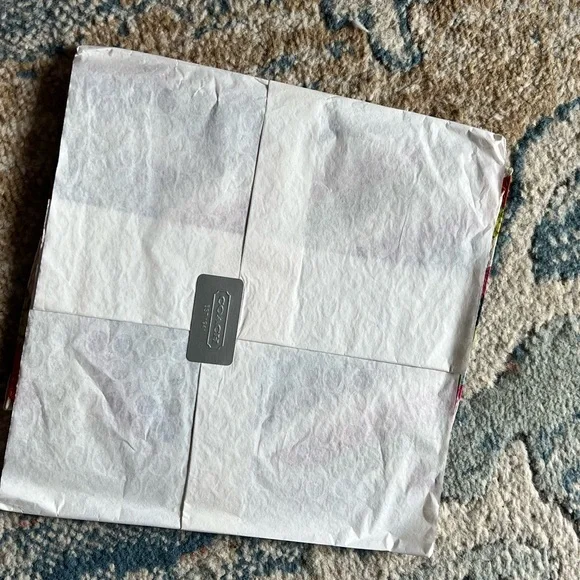 Vintage Coach Multicolor Scarf - Picture 7 of 7